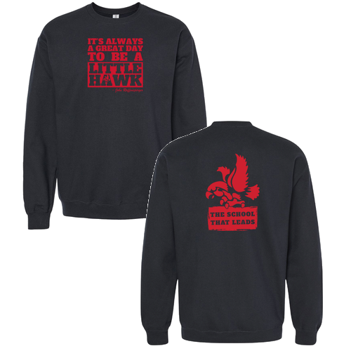 Gildan Adult Softstyle Fleece Crew Sweatshirt -- Black