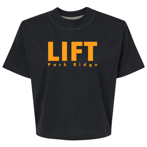 LIFT Park Ridge Women's Boxy Tee -- Blended Black