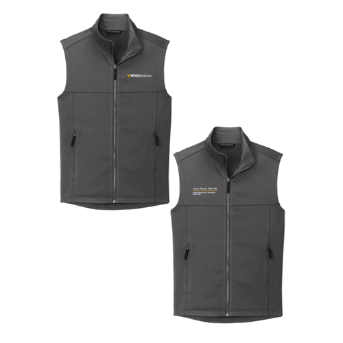 Port Authority Collective Smooth Fleece Vest -- Graphite