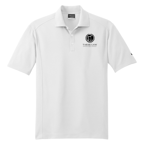 Nike Golf Dri Fit Classic Sport Shirt -- White