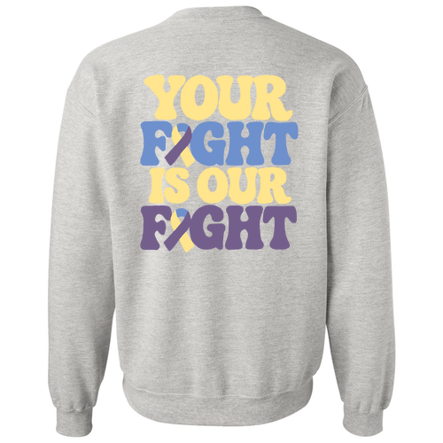 Gildan Heavy Blend Crew Neck Sweatshirt -- Ash