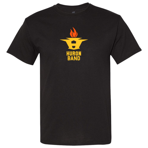 Mens/Unisex Hanes EcoSmart Heavyweight 50/50 T-Shirt -- Black