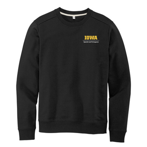 Español District Re-Fleece Crew -- Black