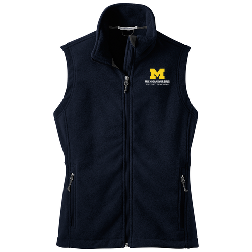 Ladies Port Authority Value Fleece Vest -- True Navy