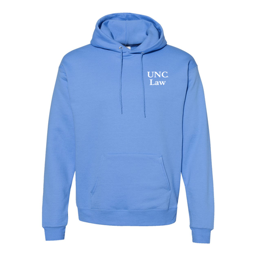 Hanes Unisex EcoSmart Hooded Sweatshirt -- Carolina Blue
