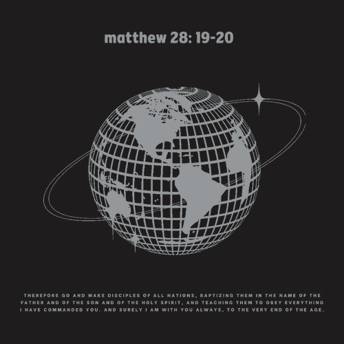 The Great Commission: Gildan Black T-Shirt