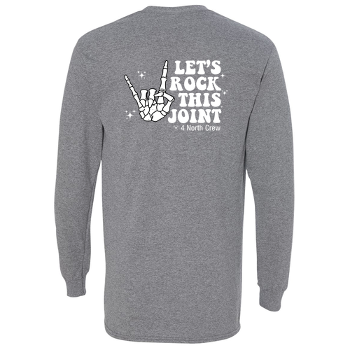 Gildan Heavy Cotton Longsleeve Basic T-Shirt -- Graphite Heather