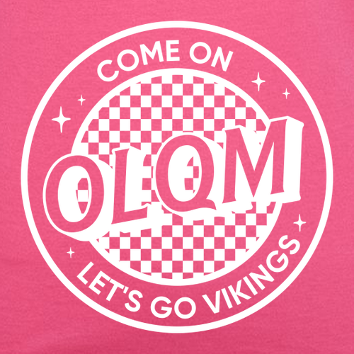 Next Level Girls Princess Crewneck Tee -- Hot Pink