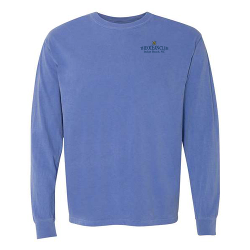 Comfort Colors Ringspun Long Sleeve Tee -- Flo Blue