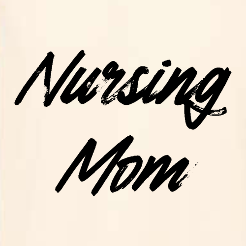 Nursing Mom Bella Canvas Unisex Heather CVC T-Shirt -- Heather Soft Cream