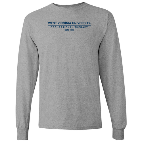 Gildan Heavy Cotton Longsleeve Basic T-Shirt -- Sport Grey