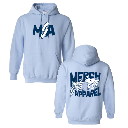 Gildan Heavy Blend Hooded Sweatshirt -- Light Blue