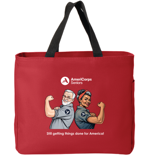 Port Authority Essential Tote -- Red
