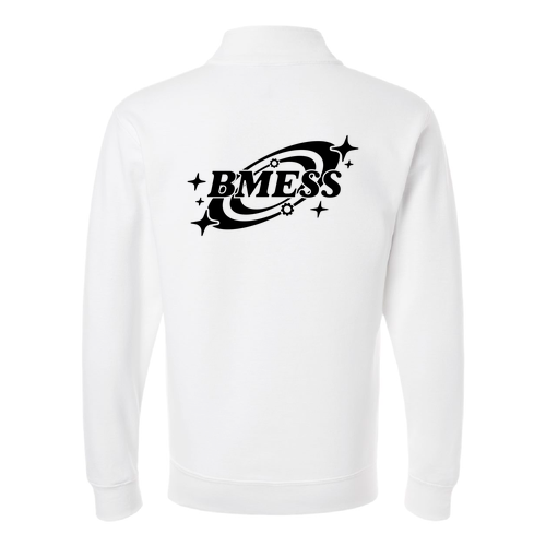 Gildan Unisex Heavy Blend Quarter-Zip Sweatshirt -- White