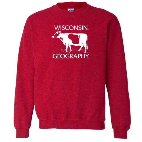 Gildan Heavy Blend Crew Neck Sweatshirt -- Antique Cherry Red