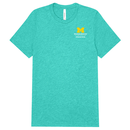 Operating Rooms Mens/Unisex Bella Canvas Triblend Short Sleeve T-Shirt -- Sea Green
