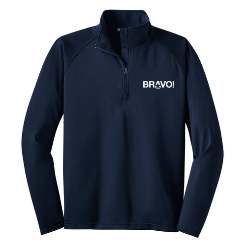 Sport Tek Sport Wick Stretch Half Zip Pullover -- True Navy