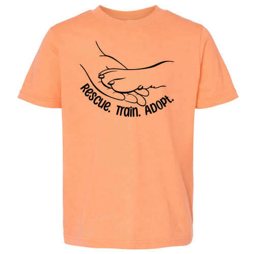 Tultex Youth Fine Jersey T-Shirt -- Heather Cantaloupe