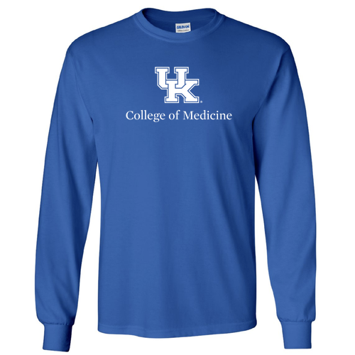 Gildan Ultra Cotton Longsleeve Basic T-Shirt -- Royal
