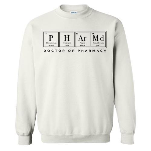 Gildan Heavy Blend Crew Neck Sweatshirt -- White