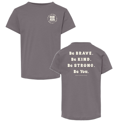 I am Brave Toddler Tee -- Storm