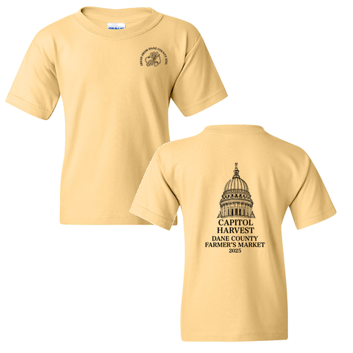 Gildan Heavy Cotton Basic Youth T-Shirt -- Yellow Haze