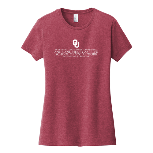 District Made Women's Very Important Tee -- Heathered Cardinal