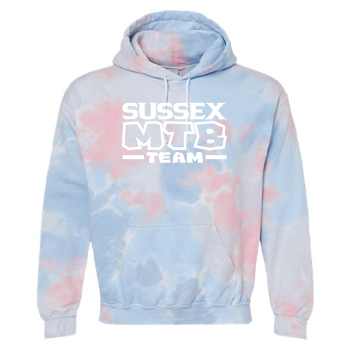 Dyenomite Blended Hooded Sweatshirt -- Coral Dream