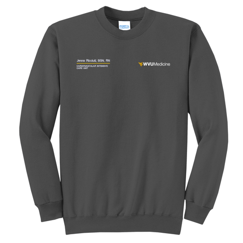 Port and Company Classic Crewneck Sweatshirt -- Charcoal