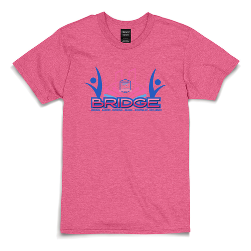 Hanes Perfect-T Ring Spun T-Shirt -- Wow Pink Heather