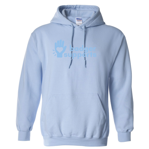 Gildan Heavy Blend Hooded Sweatshirt -- Light Blue