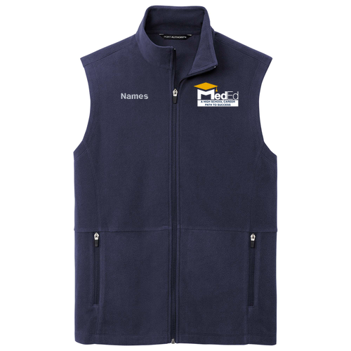 Port Authority Accord Microfleece Vest  -- Navy