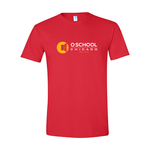 O School Adult SoftStyle T-Shirt -- Red