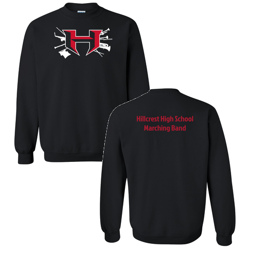 Gildan Heavy Blend Crew Neck Sweatshirt -- Black