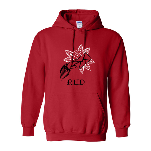 Gildan Heavy Blend Hooded Sweatshirt -- Red