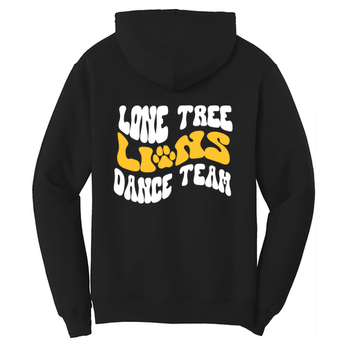 Port and Company Core Fleece Pullover Hooded Sweatshirt -- Jet Black
