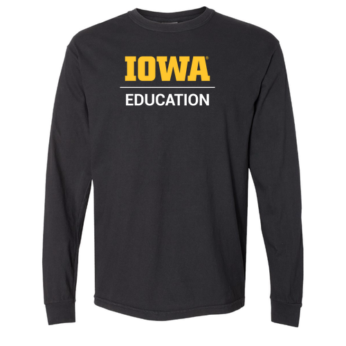 Comfort Colors Ringspun Long Sleeve Tee -- Black