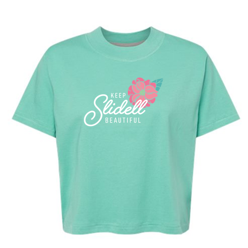 LAT Ladies' Boxy Tee -- Saltwater