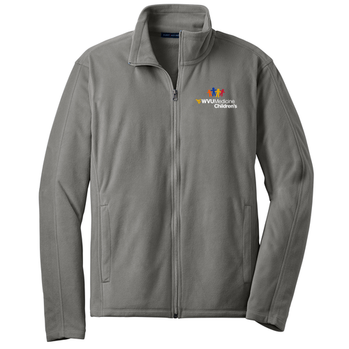 Port Authority Microfleece Jacket -- Pearl Grey