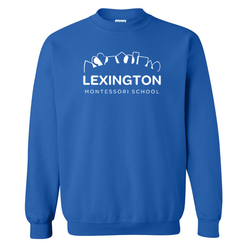 Gildan Heavy Blend Crew Neck Sweatshirt -- Royal