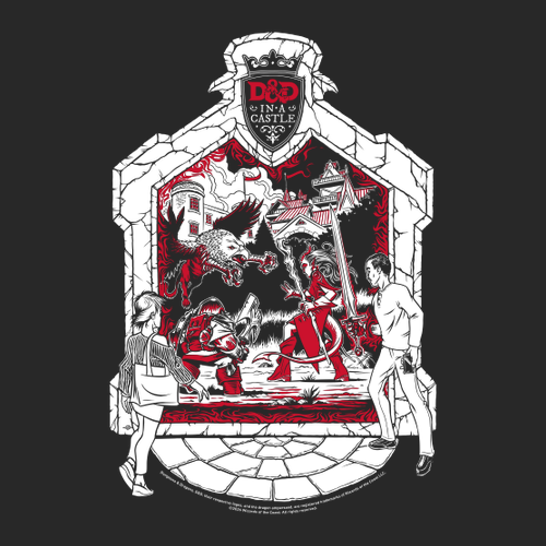 D&D in a Castle Tee