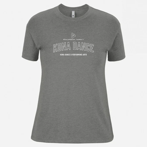 Next Level Ladies' Relaxed Cvc T-Shirt -- Dark Heather Grey