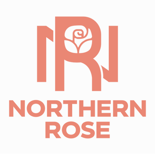 Northern Rose Gildan SoftStyle Long Sleeve T-Shirt -- White