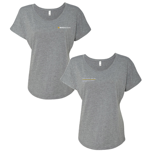 Next Level Apparel Tri-Blend Dolman T-Shirt -- Premium Heather