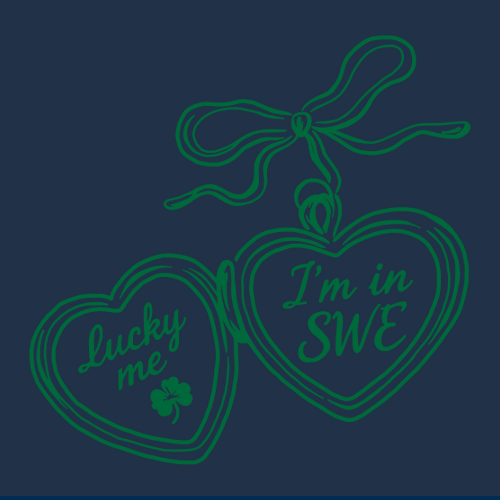 Gildan Heavy Blend Crew Neck Sweatshirt -- Navy Locket Design