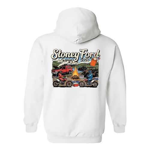 Gildan Heavy Blend Hooded Sweatshirt -- White