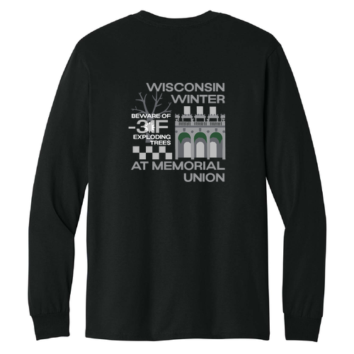 Gildan Heavy Cotton Longsleeve Basic T-Shirt -- Black