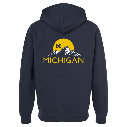 Independent Trading Co. Mens Heavyweight Zip Hood -- Navy