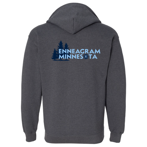 Gildan Full Zip Hooded Sweatshirt -- Dark Heather