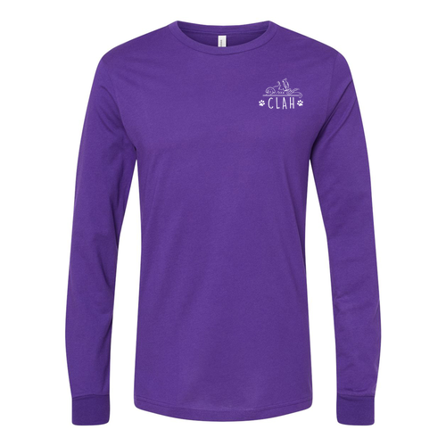 Bella Canvas Unisex Jersey Longsleeve Tee -- Team Purple